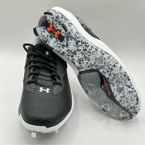 Under Armour Harper 7 Elite Low ST HOVR Baseball Cleats Sz 12 Black 3025582-001 - Picture 4 of 7